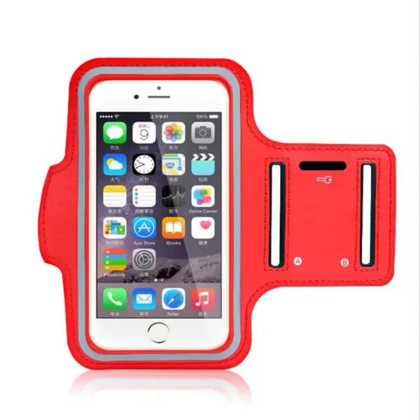 Sport Outdoor Arm Bag Fitness Phone Arm Band with Touch Screen Phone Armband for 4-6 inches phone - Image 4