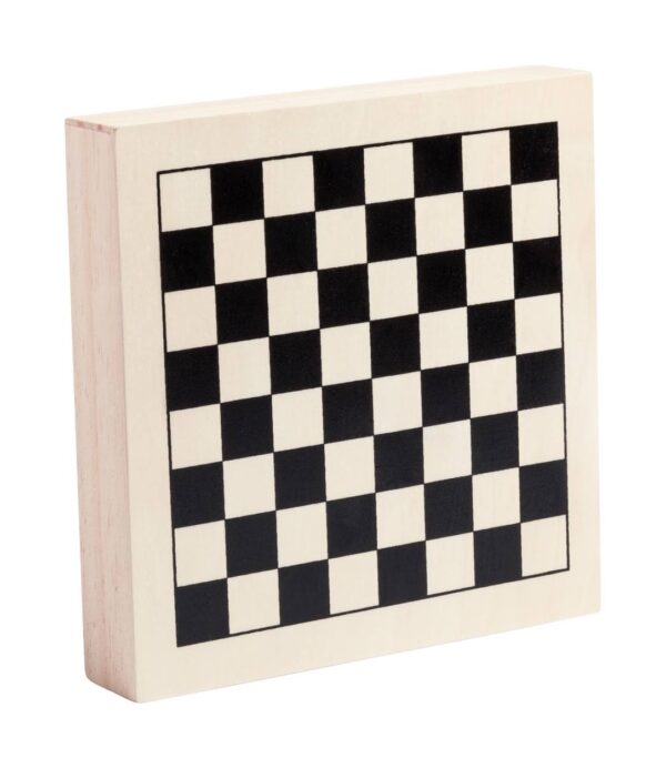 4 in 1 Wood Game Set Mikado with Dominos Chess and Draughts Game for  Children - Image 3