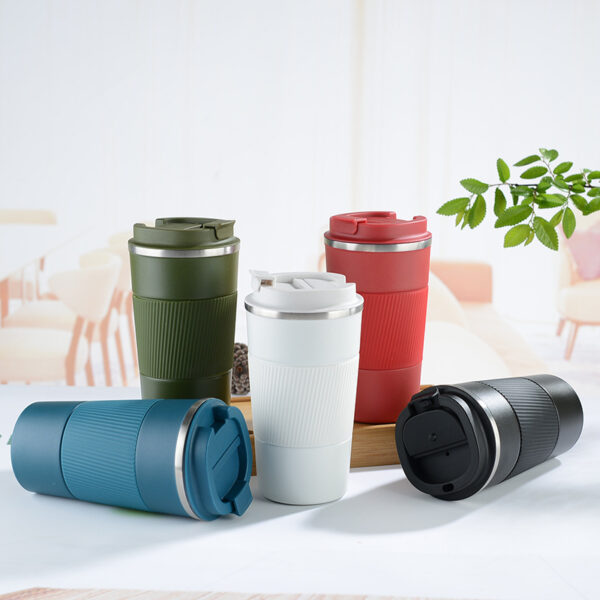 Reusable Travel Coffee Mug 510ml / 380ml Custom Logo Double Wall Stainless Steel Travel Water Bottle - Image 9