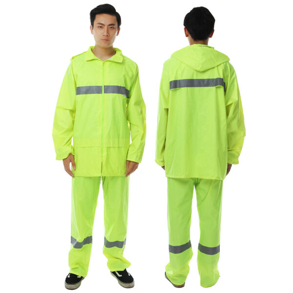High Visibility Reflective Waterproof Rainsuit