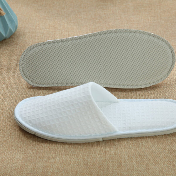 Star Hotel Disposable Slippers Thick Waffle Non-slip Slippers High-grade Hotel Washed Slippers - Image 2