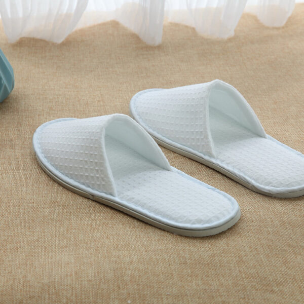 Star Hotel Disposable Slippers Thick Waffle Non-slip Slippers High-grade Hotel Washed Slippers - Image 3