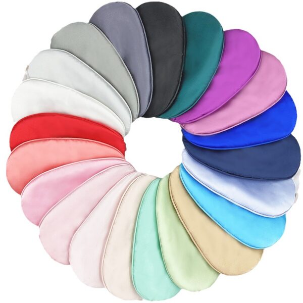 Custom Silk Sleep Eye Mask Adjustable Logo - Image 5