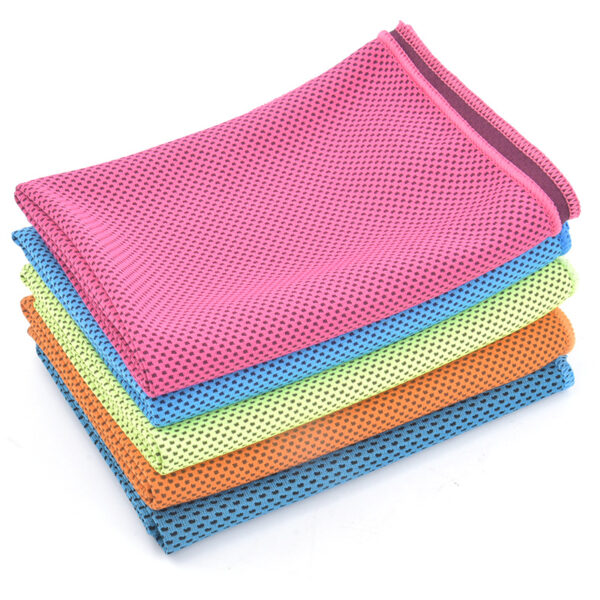 Custom Microfiber Cooling Towel for Sports & Travel - Image 2