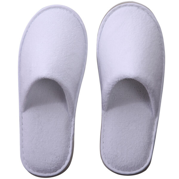 Hotel Disposable Items Home Guest Velvet Non-slip Slippers High-end Slippers