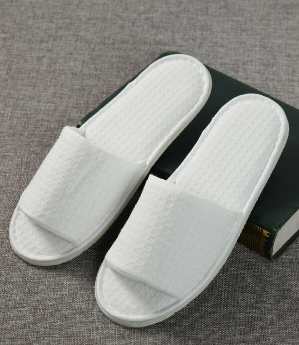 Star Hotel Disposable Slippers Thick Waffle Non-slip Slippers High-grade Hotel Washed Slippers - Image 5