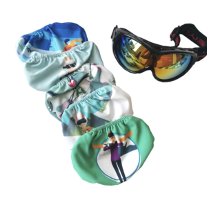 Custom Logo Ski Goggles Cover Elastic Lycra