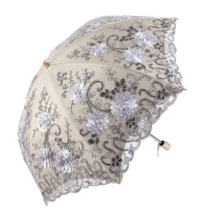 Lace Flower UV Resistant Wedding Umbrella
