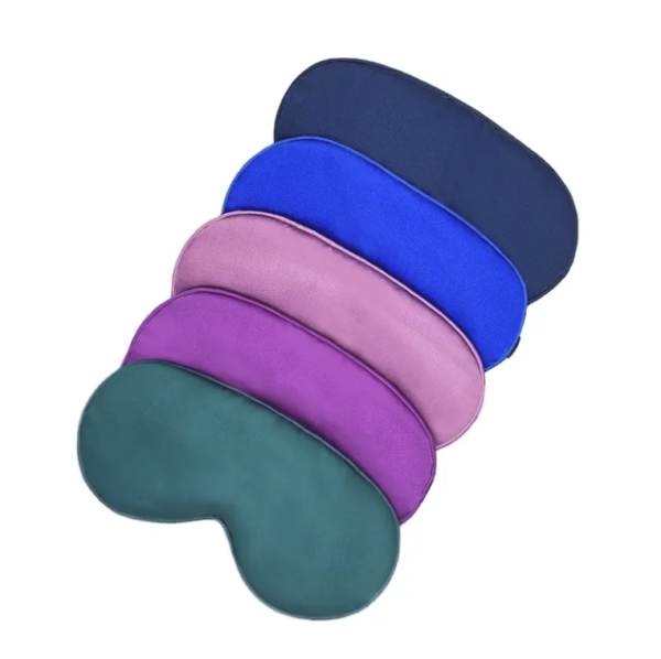 Custom Silk Sleep Eye Mask Adjustable Logo - Image 2