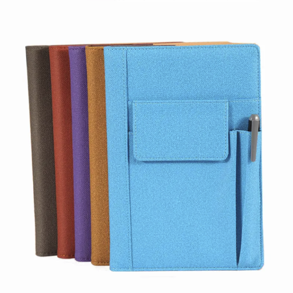 Custom Creative Multi-Pocket Business Notebook - Office Diary - Image 5