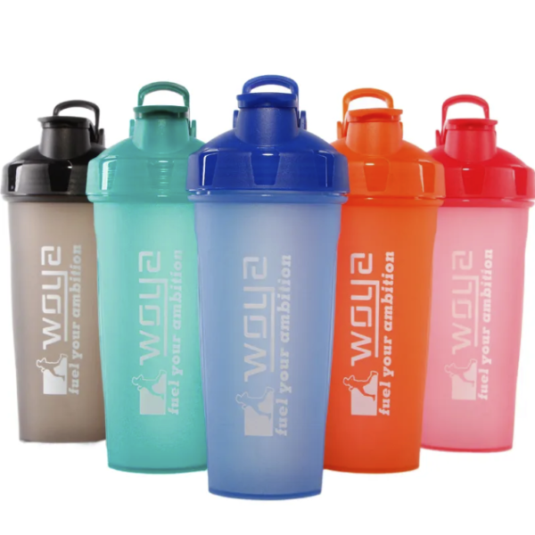 Custom Logo Plastic Travel Water Bottle - Gym Sport Shaker Cup Blender - Image 3
