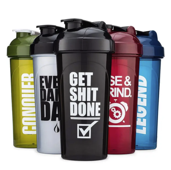 Outdoor Protein Shake Cup Plastic Drinking Water Tumbler - Image 2