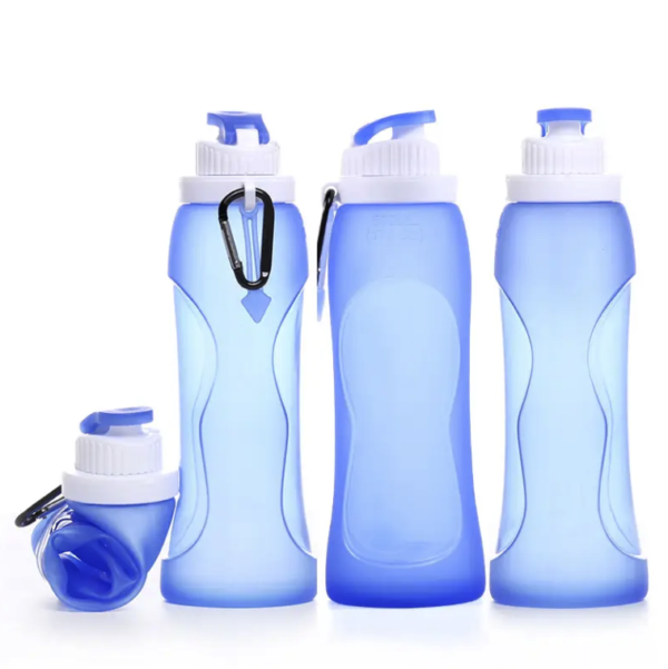 Outdoor Silicone Folding Cup Collapsible Water Bottle - Image 7