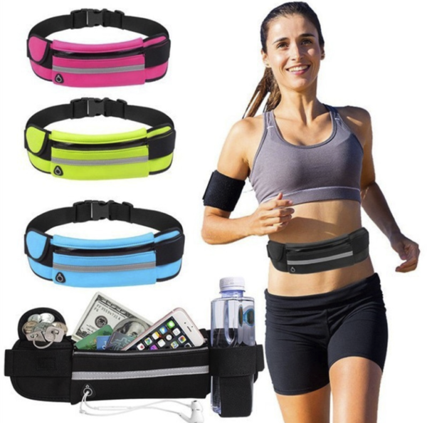 Neoprene Running Belt Waist Bag Outdoor Waterproof Running Belt Bag - Image 8