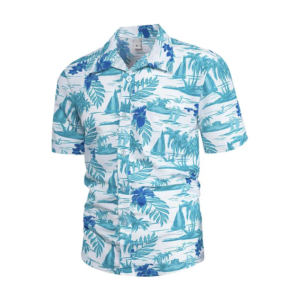 Summer Beach Shirt Men's Summer Breathable Beach Short