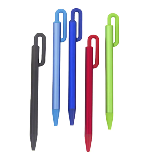 Simple Colorful Ball Pens - Custom Logo Student Stationery - Image 4