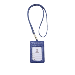 Custom Logo Leather PU Lanyard - Card Badge Holder for Promotions