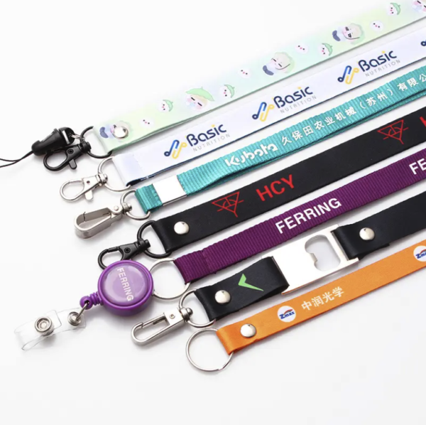 Fast Ship Football Lanyards - Custom Logo, Polyester Ribbon Keychain - Image 7