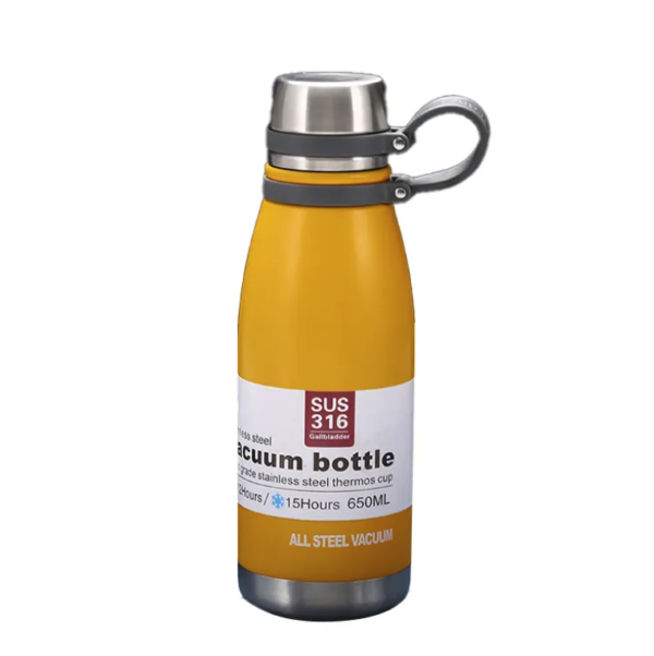 Custom Gym Sport Cola Bottle - Double Wall Stainless Steel Tumbler Vacuum Flask
