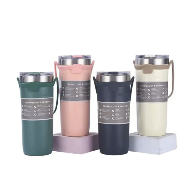 Creative Stainless Steel Double-sealed Travel Mug - Portable Car Coffee Cup Gift - Image 6