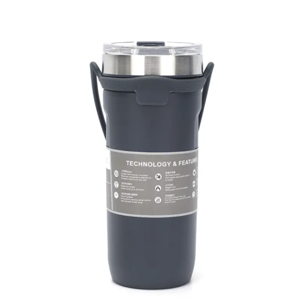 Creative Stainless Steel Double-sealed Travel Mug - Portable Car Coffee Cup Gift
