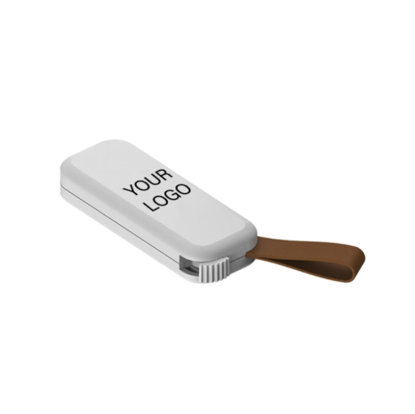 High-Speed Mini USB Flash Drive - PU Leather Holder Gift