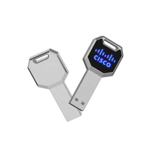 Custom Logo LED Key USB Drive - 8GB-128GB Options