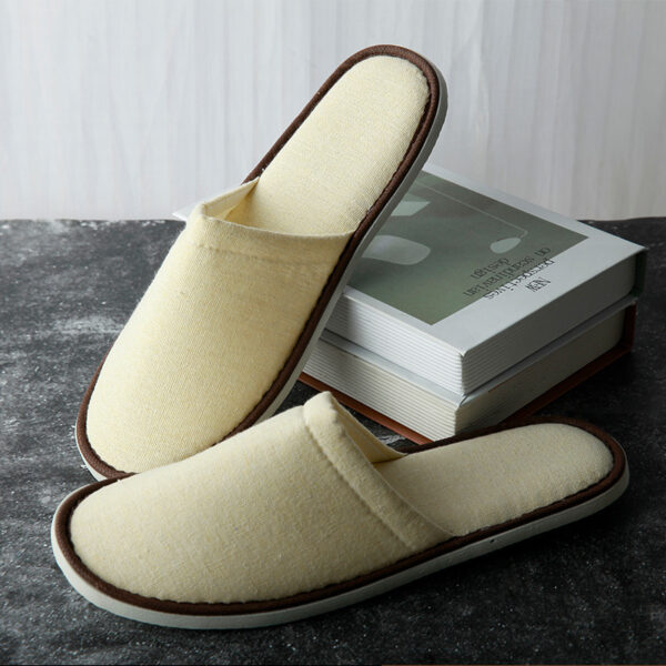 Hotel Disposable Slippers Homestay Beauty Salon Custom EVA Soles - Image 4