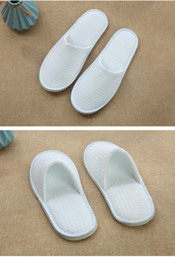 Star Hotel Disposable Slippers Thick Waffle Non-slip Slippers High-grade Hotel Washed Slippers - Image 7