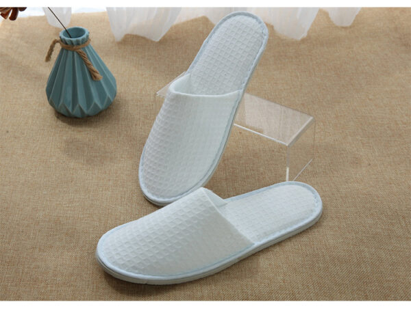 Star Hotel Disposable Slippers Thick Waffle Non-slip Slippers High-grade Hotel Washed Slippers - Image 8