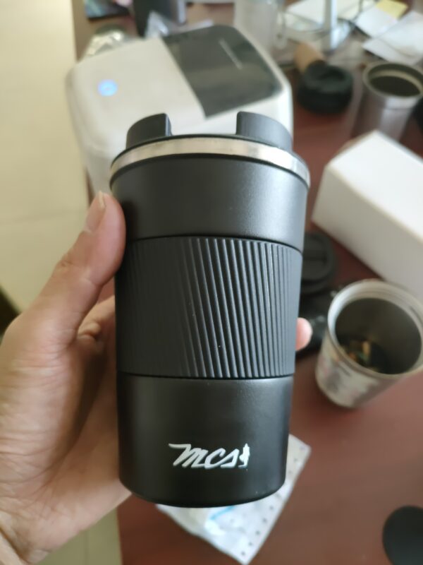 Reusable Travel Coffee Mug 510ml / 380ml Custom Logo Double Wall Stainless Steel Travel Water Bottle - Image 7