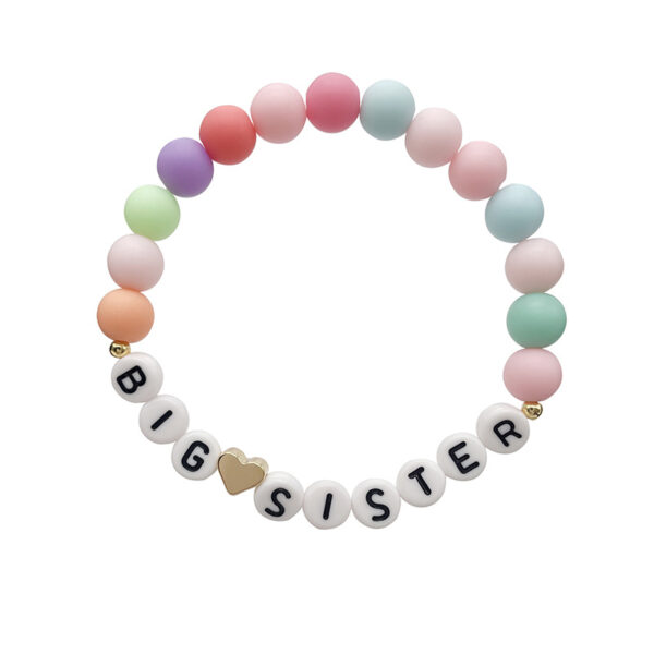 DIY Acrylic Letters Beads Wristlet Custom Beads Bracelet - Image 2