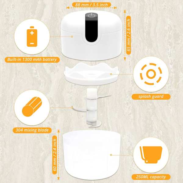 Electric Garlic Vegetable Chopper Mini Food Processor - Image 2