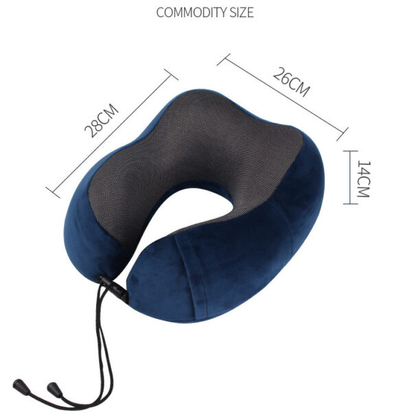 Travel Sleeping Pillow Memory Foam Cool Neck Support Gel Travel Neck Pillow - Image 5