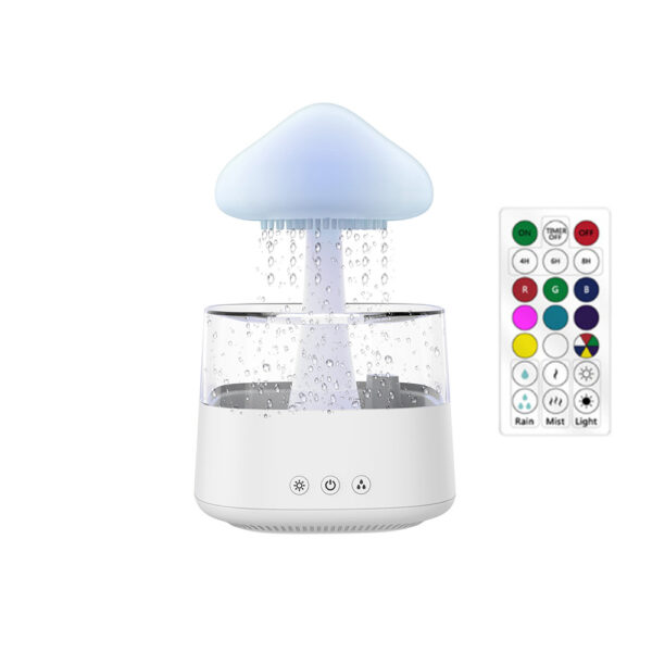 Popular Wood Grain Diffusers Rain Cloud Humidifier - Image 11