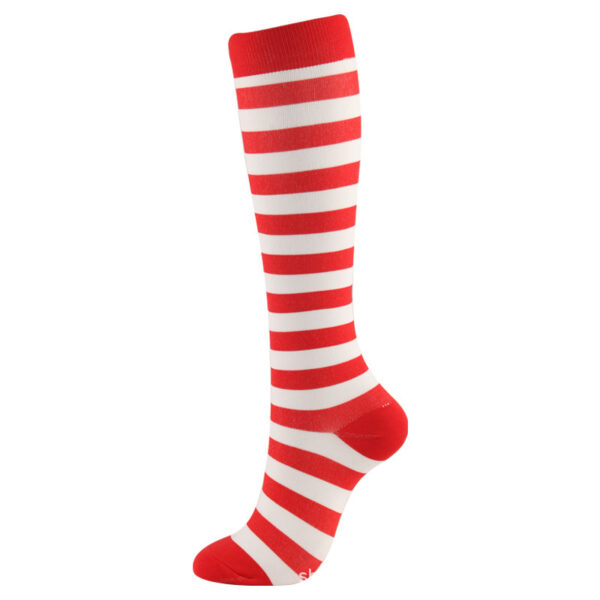 Popular Christmas New Year Socks Unisex  Adult Compression Socks - Image 9