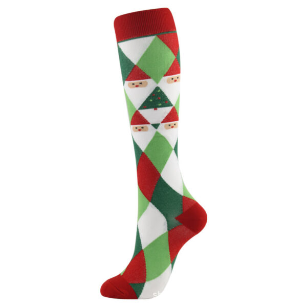 Popular Christmas New Year Socks Unisex  Adult Compression Socks - Image 10
