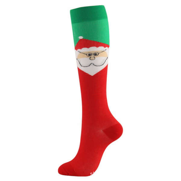 Popular Christmas New Year Socks Unisex  Adult Compression Socks - Image 11