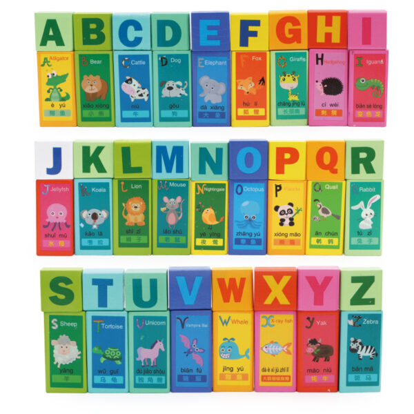 Wooden Children's Building Blocks Educational Toys Creative Colorful Wooden Toys for Kids - Image 6