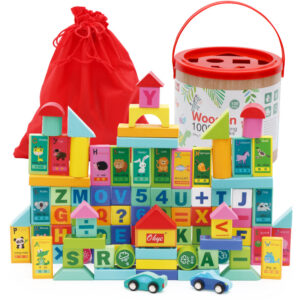 Wooden Children's Building Blocks Educational Toys Creative Colorful Wooden Toys for Kids