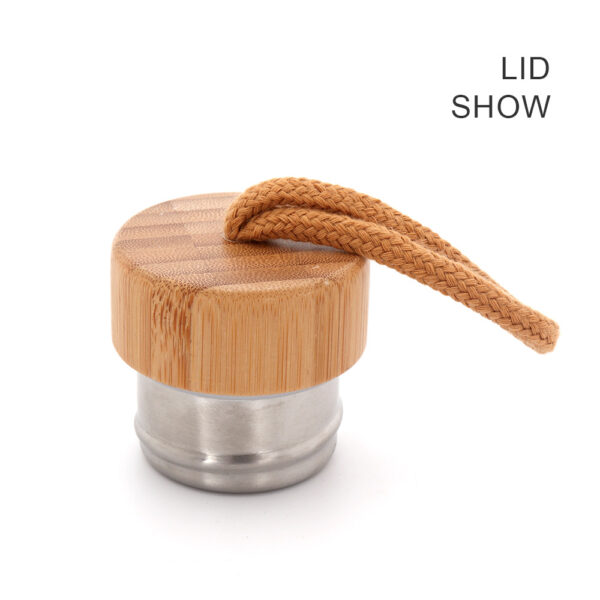 Customized Sport Water Bottle Single Wall Sports Water Bottle with Wood Lid - Image 6