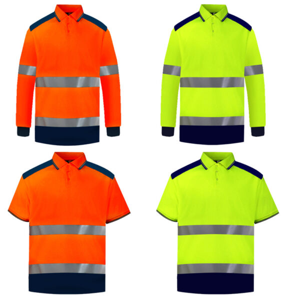 Hi Vis Reflective Sweatshirt Long Sleeve Hoodie - Image 4