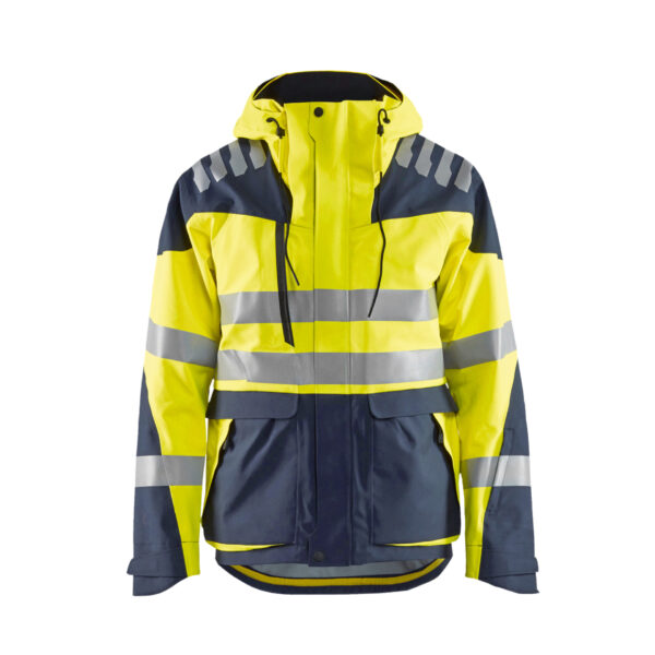 High Visibility Clothing Long Sleeve Reflective Safety Security Work Construction Jacket - Image 2