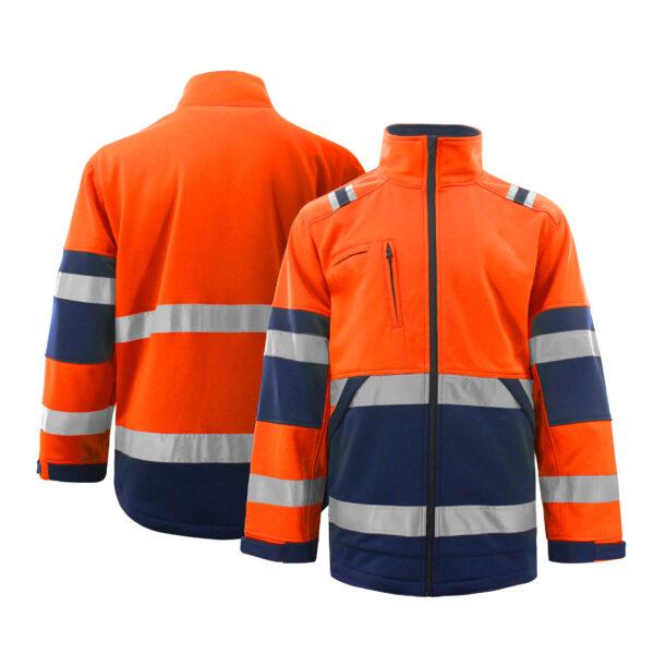 OEM Working Reflective Jacket High Visibility Worker Uniform Safety Jacket - Image 4