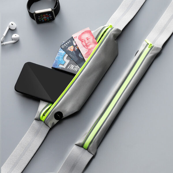 Outdoor Sports Waist Bag Fitness Elastic Fanny Pack Reflective Bag - Image 3