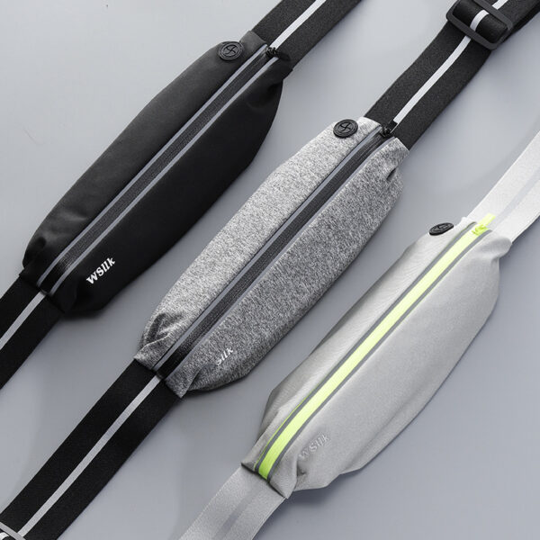 Outdoor Sports Waist Bag Fitness Elastic Fanny Pack Reflective Bag - Image 4