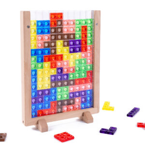 Wooden Puzzle Game 3D Tangram Colorful Educational Children Puzzle Toys