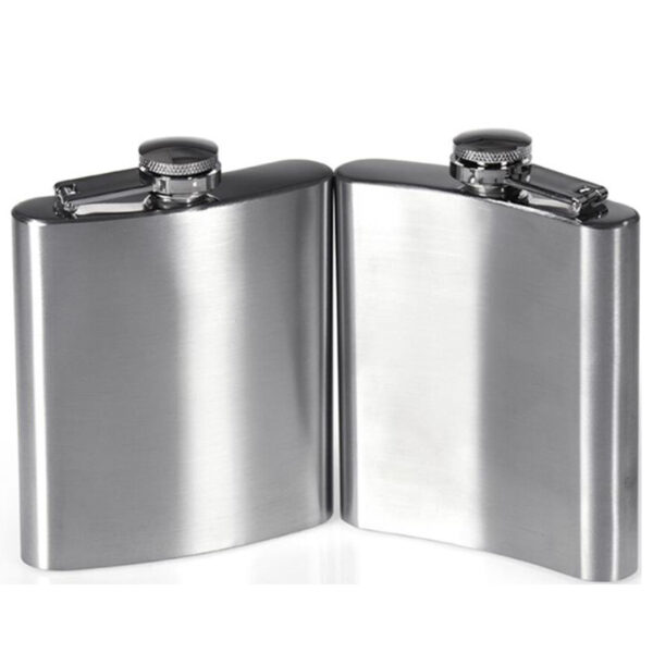 Portable Bar Tools Camping Pocket Hip Flask Whiskey 6Oz Stainless Steel Liquor Hip Flask - Image 10