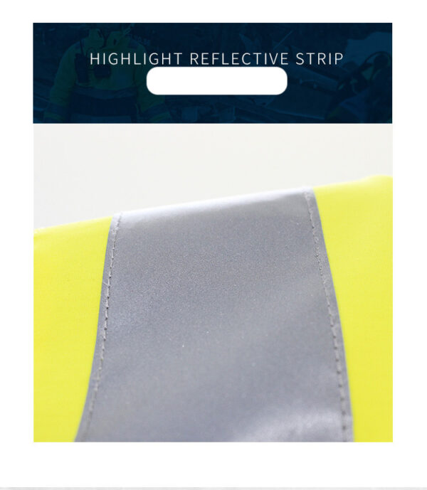 High Visibility Clothing Long Sleeve Reflective Safety Security Work Construction Jacket - Image 10