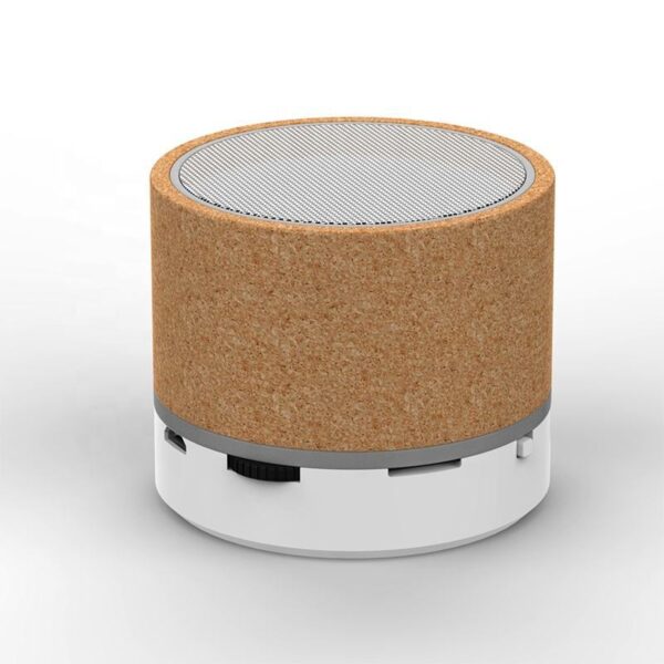 Eco friendly Portable Wireless Speaker with Wheat Straw and Cork Material - Image 4